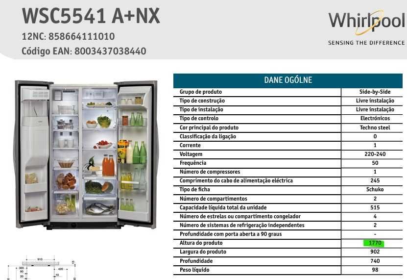 Frigorifico combinado Whirlpool