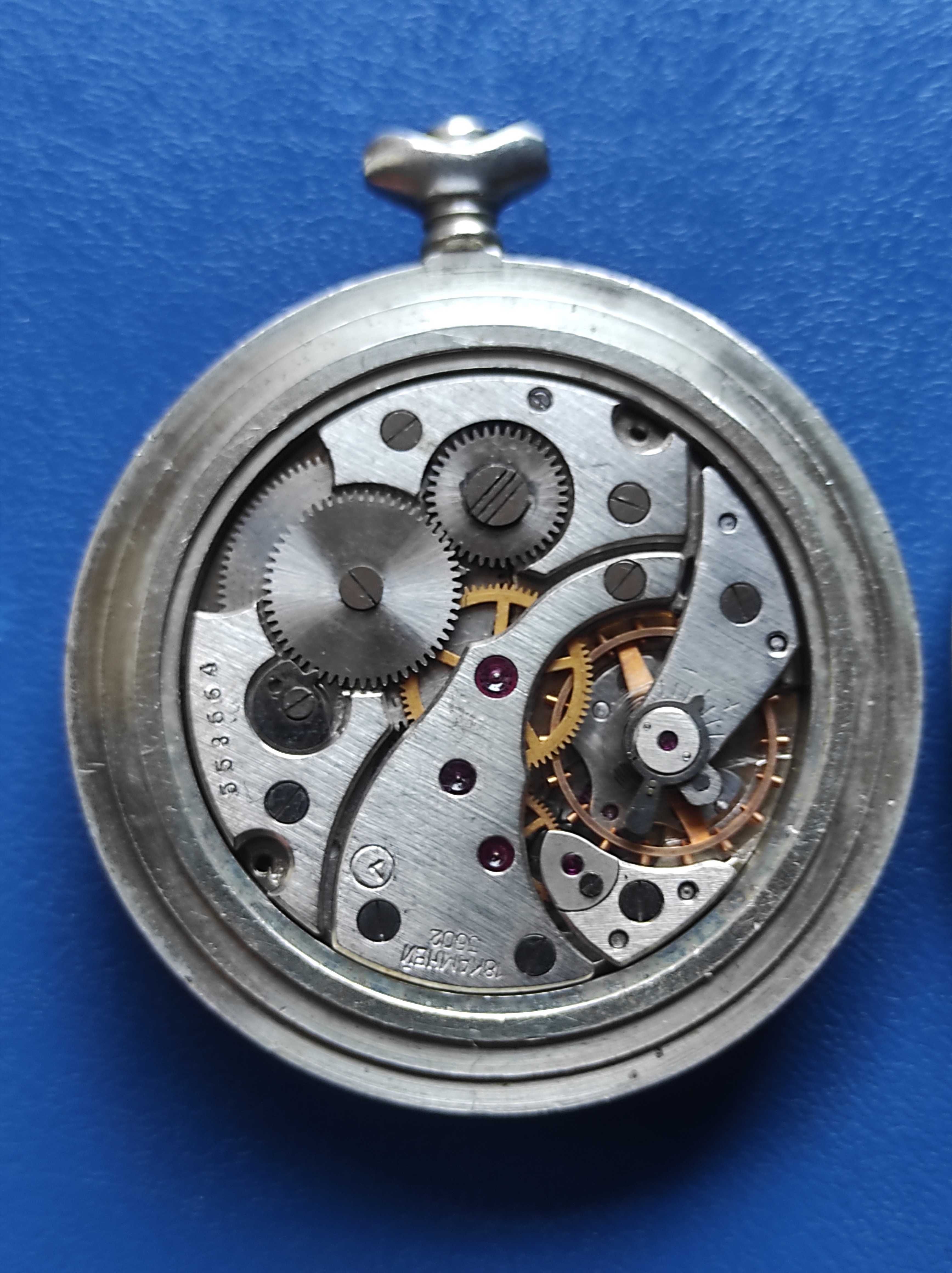 Zegarek kieszonkowy Molnija ZSRR 18 jewels