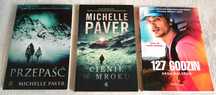 3x Michelle Paver Cienie w mroku + Przepaść + Aron Ralston 127 godzin
