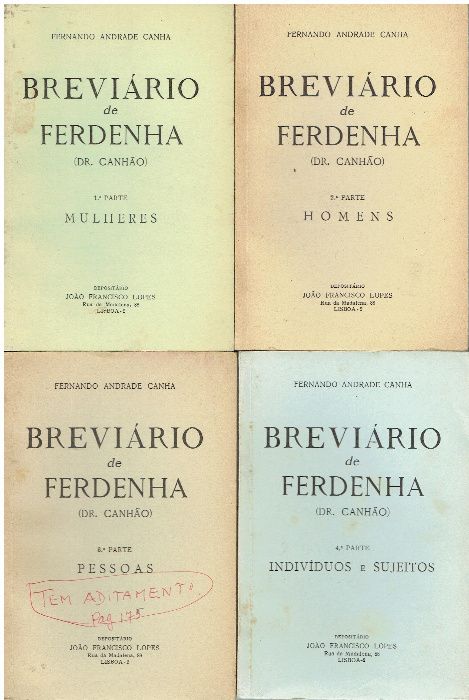 7648 - Cruzadismo - Breviário de Ferdenha (Dr. Canhão)