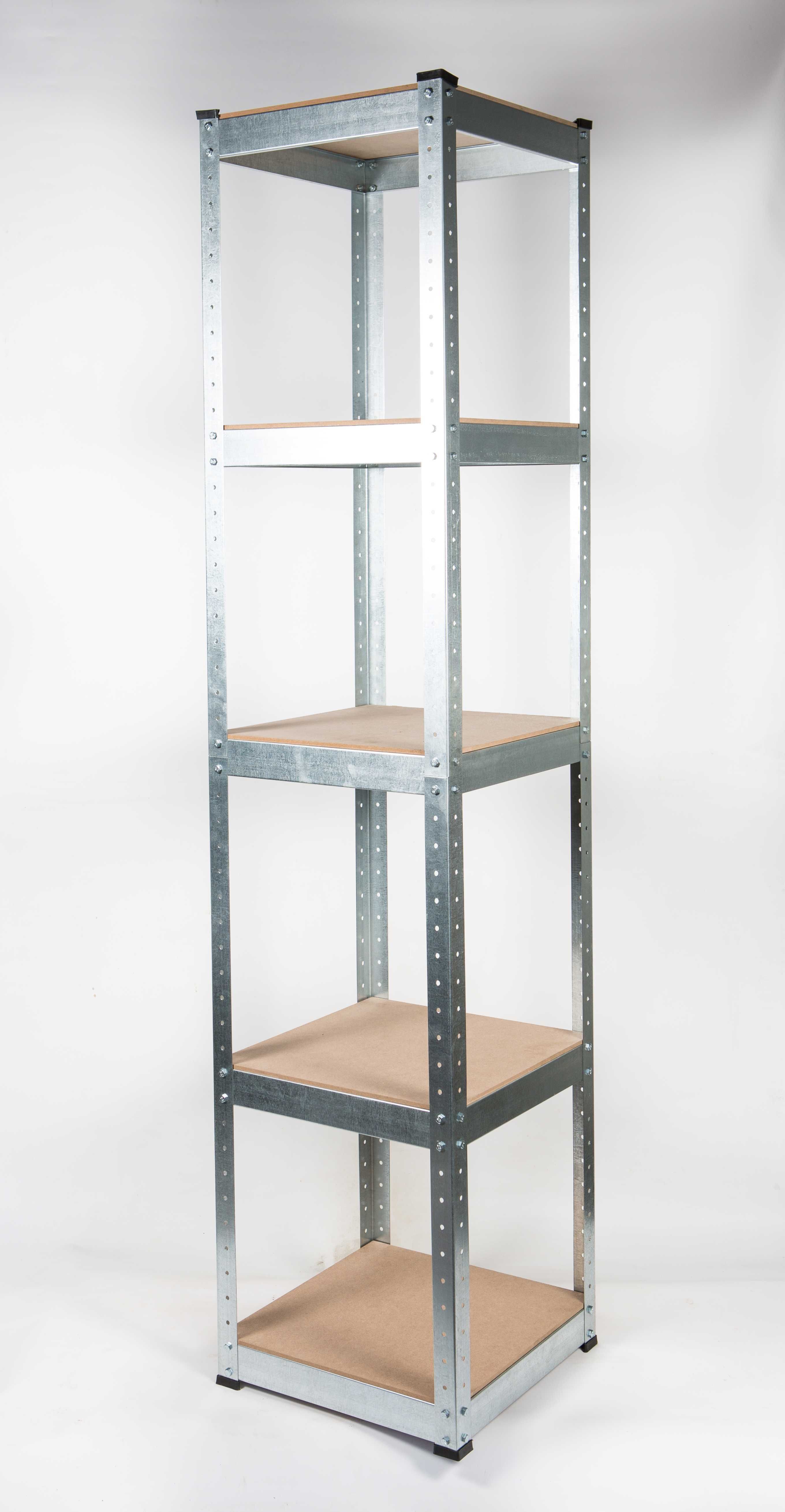 Стелаж металевий оцинкований 180×80×80 см. SpaceMax