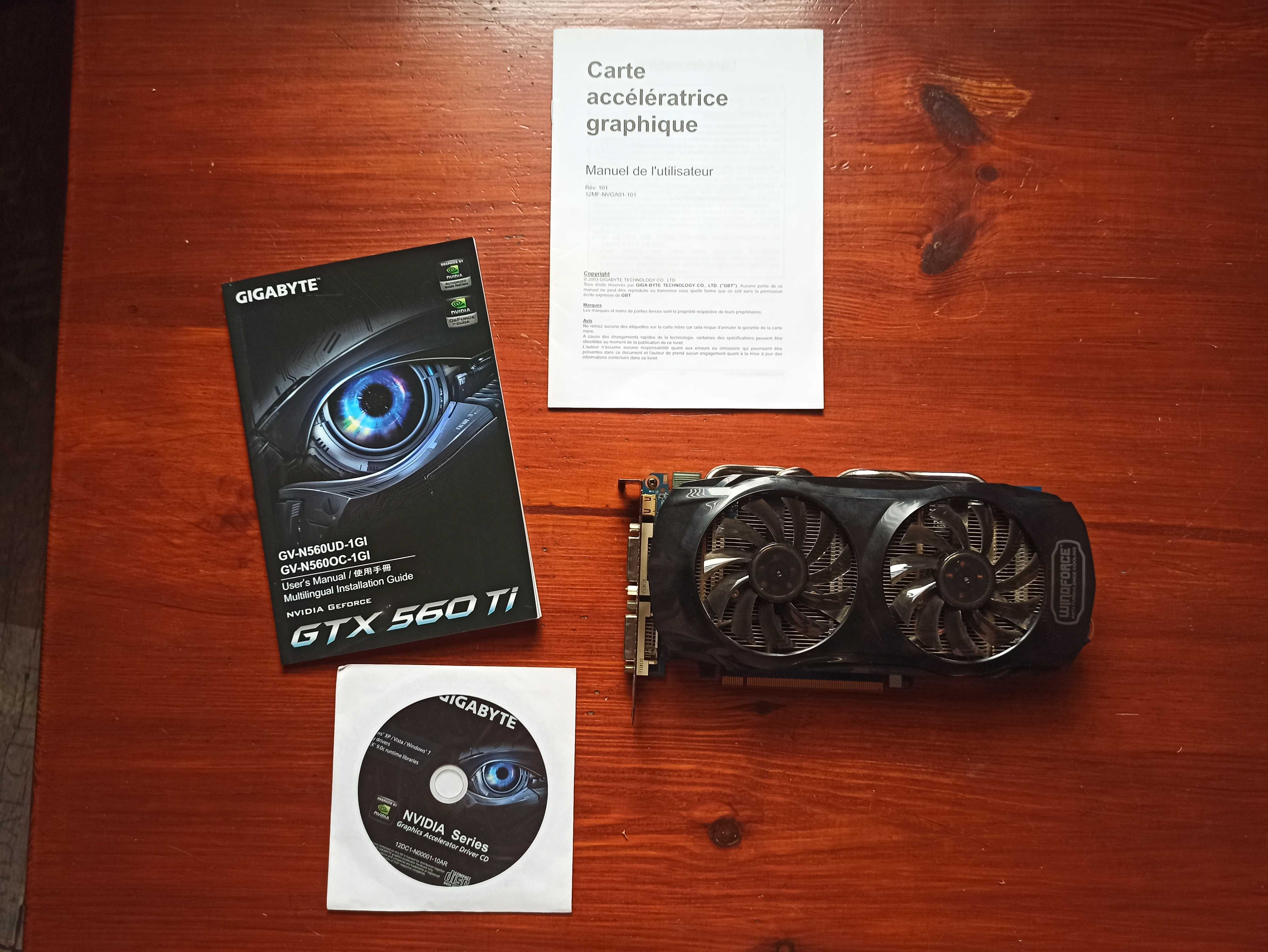 Karta graficzna Gigabyte GeForce GTX 560 Ti 1GB