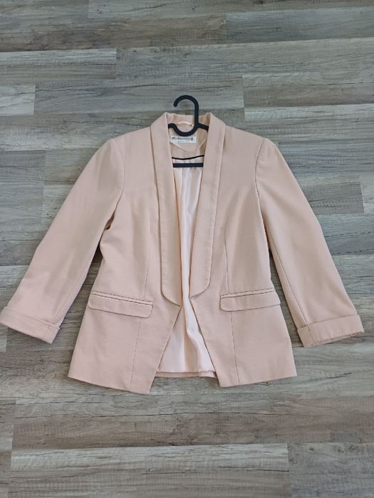 Marynarka z szalowym kołnierzem 38 M morela