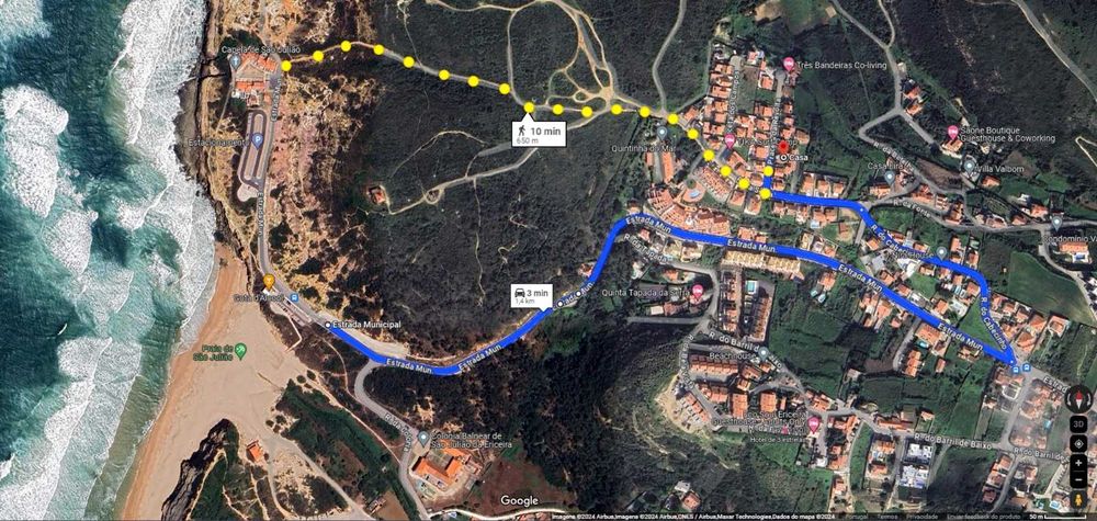 Moradia independente T4+2 a 650m da Praia de São Julião (Ericeira);