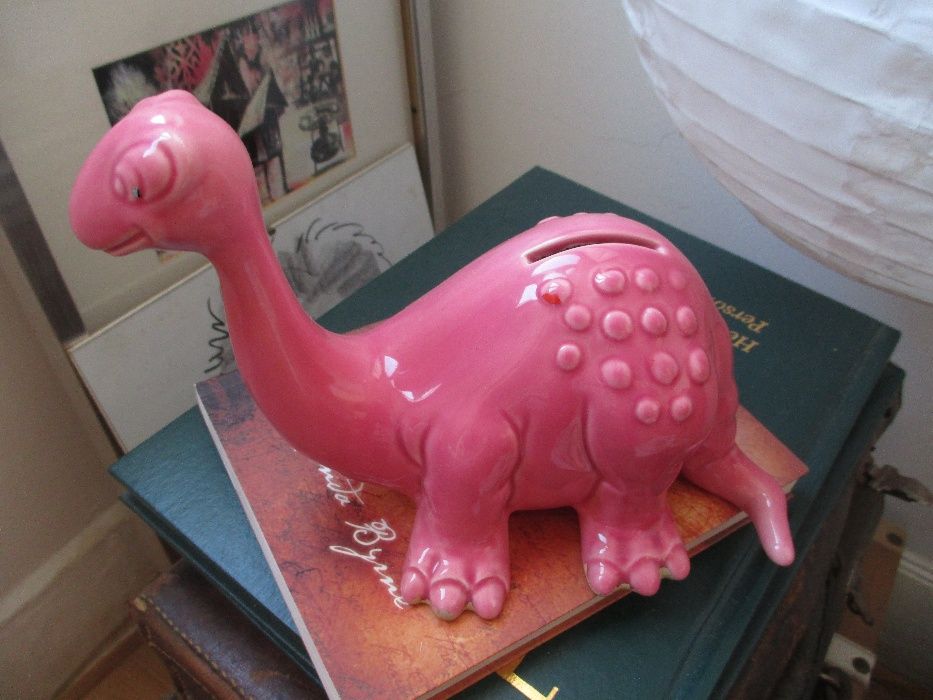 Mealheiro Dinossauro pintado à mão