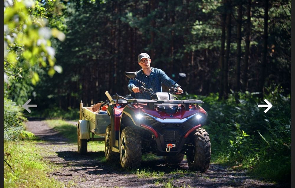 WIELKI Firmowy QUAD HISUN GUARDIAN 550 Homologacja EPS Wyciągarka RATY