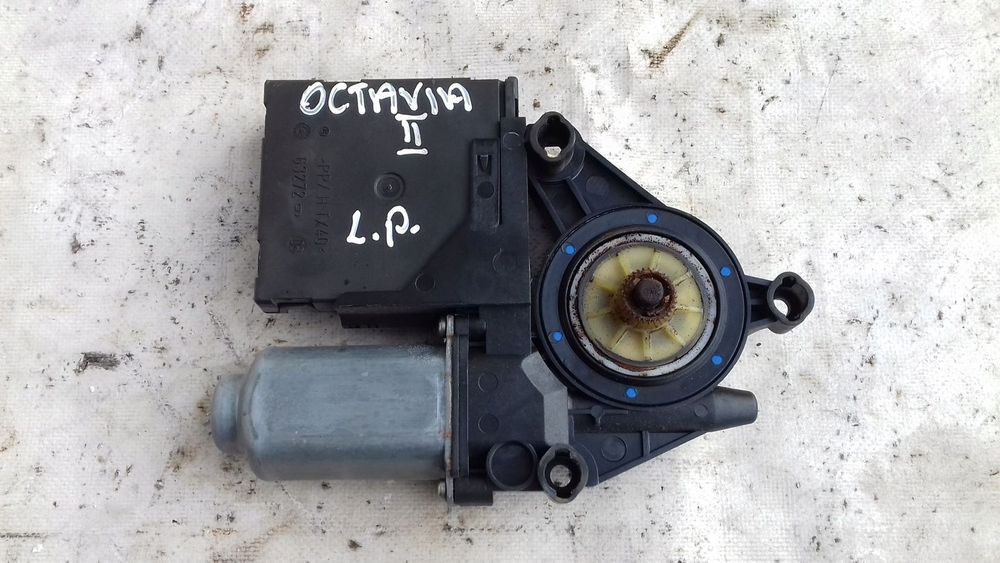 SILNICZEK SZYBY LEWY PRZÓD 1T0959793C 1T0959701 SKODA OCTAVIA II 2 04-