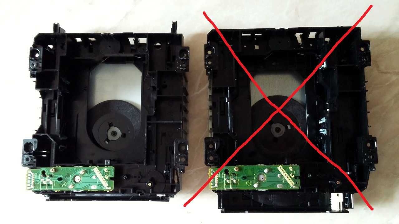 Mechanika napędu lasera Technics i obudowa