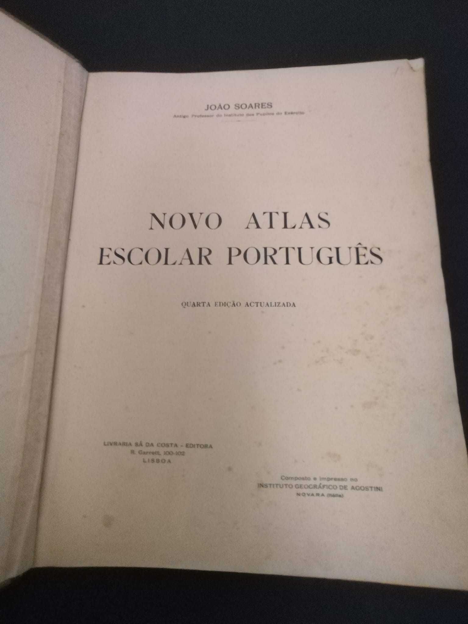 Mocidade Portuguesa  - caderno + Novo Atlas Escolar Português