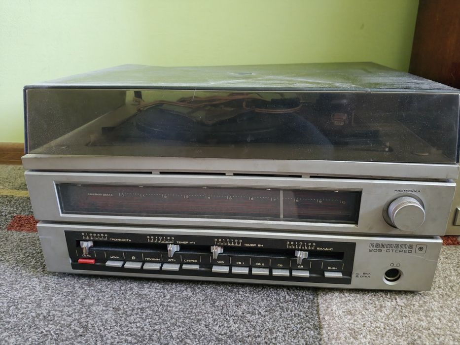 Radziecki gramofon, głośniki