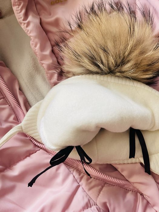 Стильний зимовий комбінезон для дівчинки + шапочка