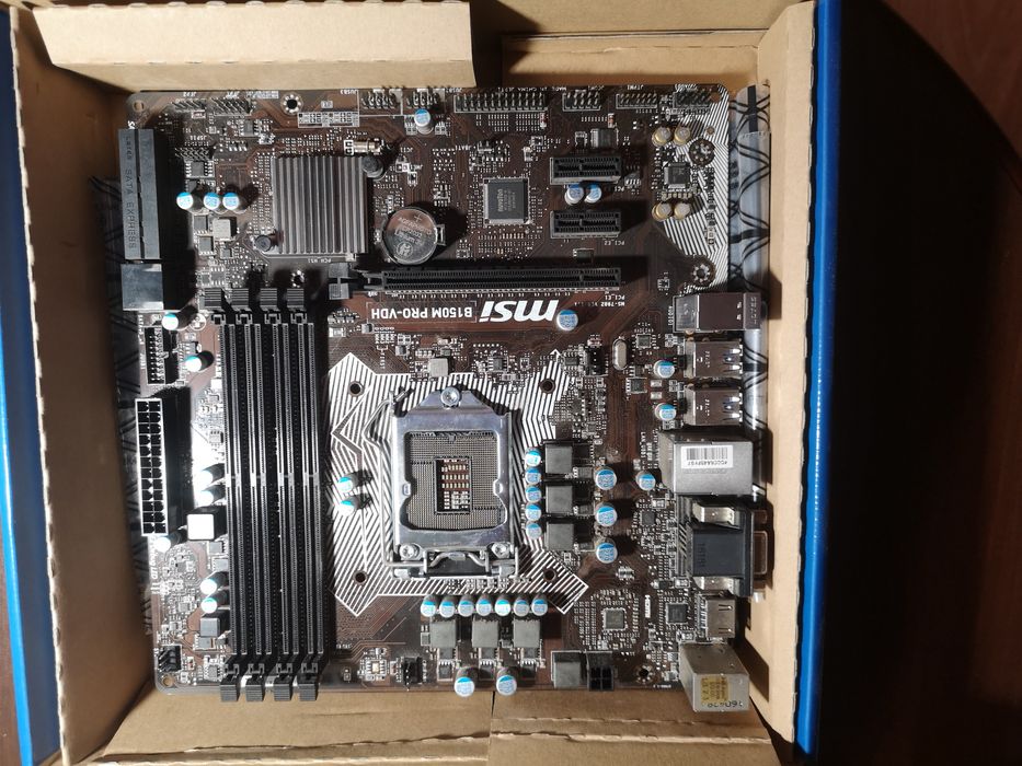 Płyta MSI B150M, Procesor i5 6600, RAM Kingston 2x 8gb, SSD 240GB