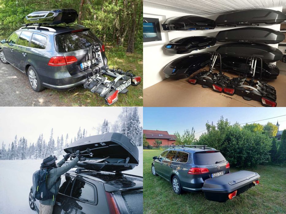 bagażnik box dachowy wynajem kufer boxy na hak wypożyczalnia
