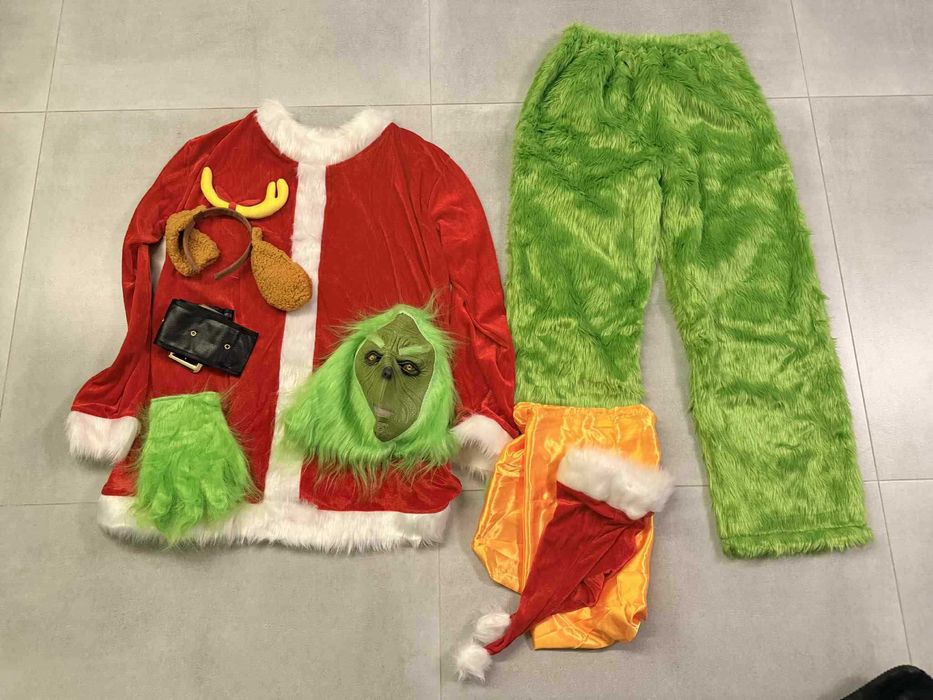 Strój Kostium Grinch - świąt nie będzie rozmiar XXXL 3XL