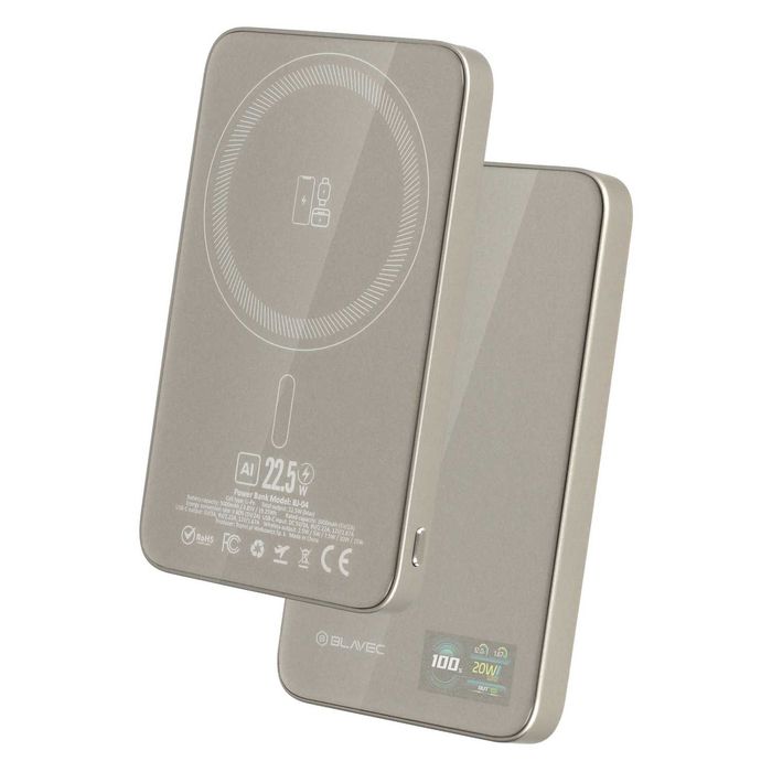 Blavec Power Bank 5000mAh BJ-04 Ultra Slim - Typ C-22,5W do MagSafe