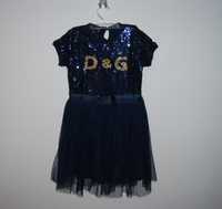 Sukienka Dolce&Gabbana 146/152 cekiny i tiul