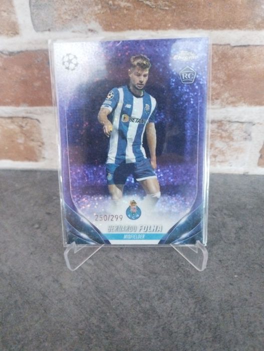 Topp chrome 2023-24 Bernando folha purple rookie /299 fc porto