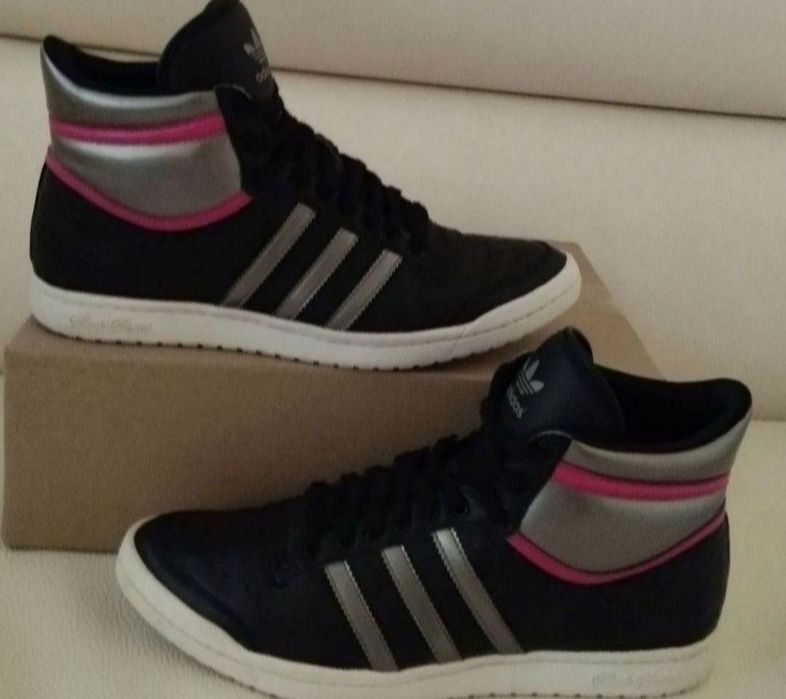 Adidas кросівки хайтопи черевики шкіряні з колекції Adidas оригінал