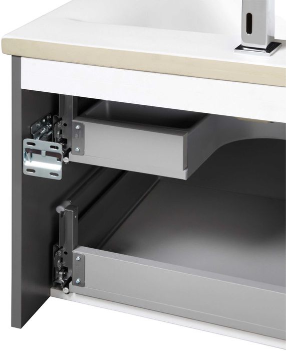 szafka pod umywalką szafka łazienkowa wyprzedaż 80x45cm CICHY DOMYK