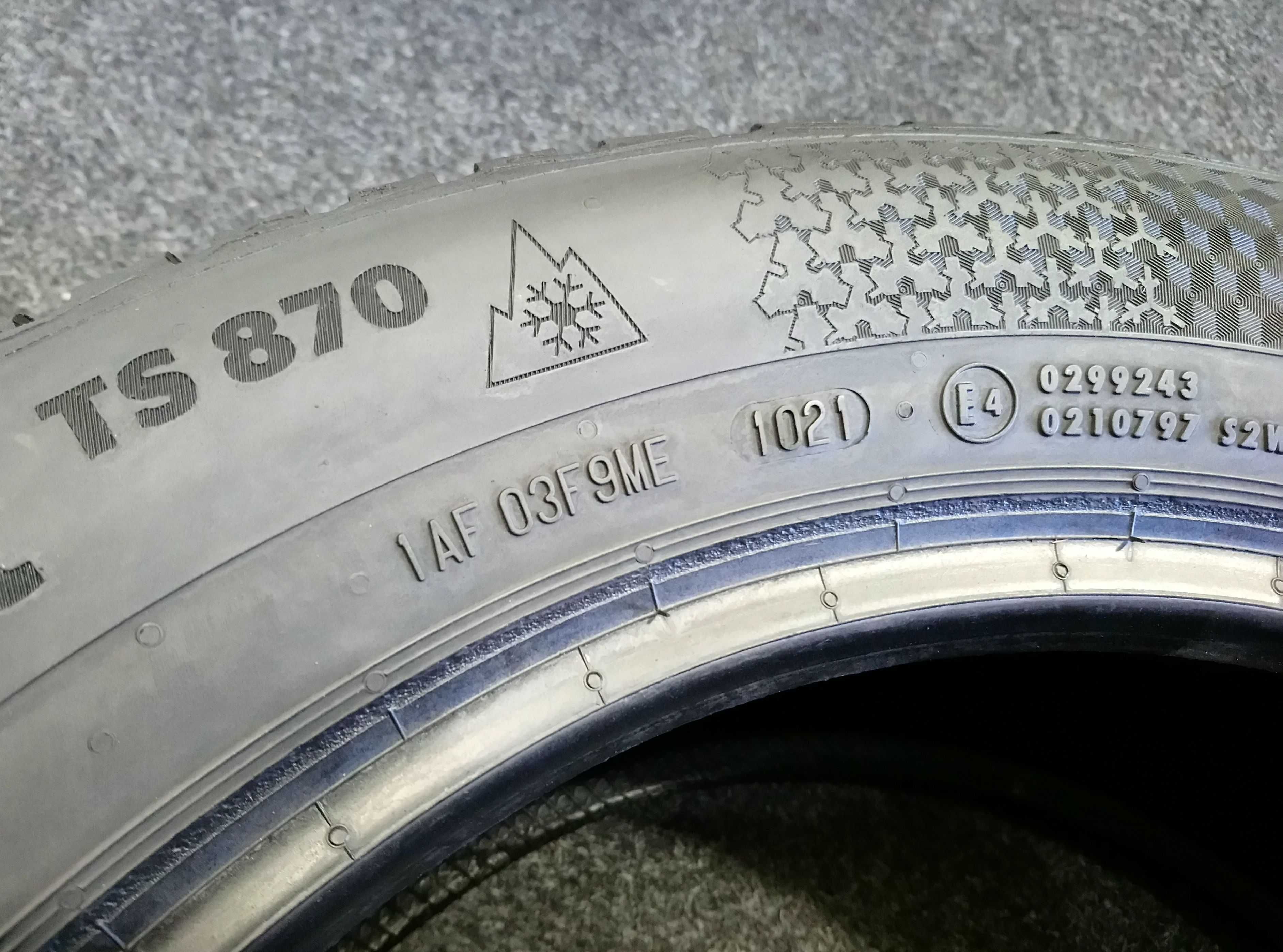 205/55R16 Continental WinterContact TS870 91H // 6,8 mm jak NOWE