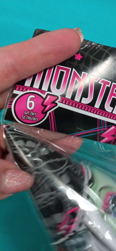 Czapeczki imprezowe Monster High 6szt