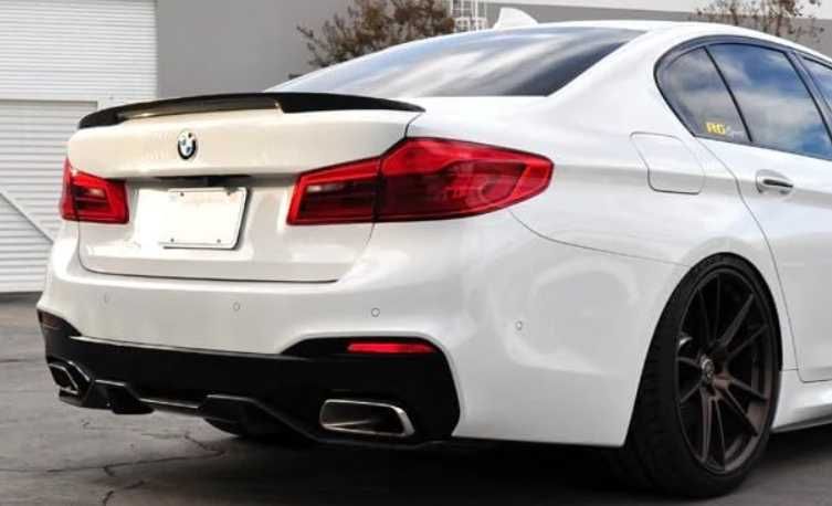 SPOJLER Lotka BMW G30 M Performance STYLE SPOILER KLAPY Czarny połysk