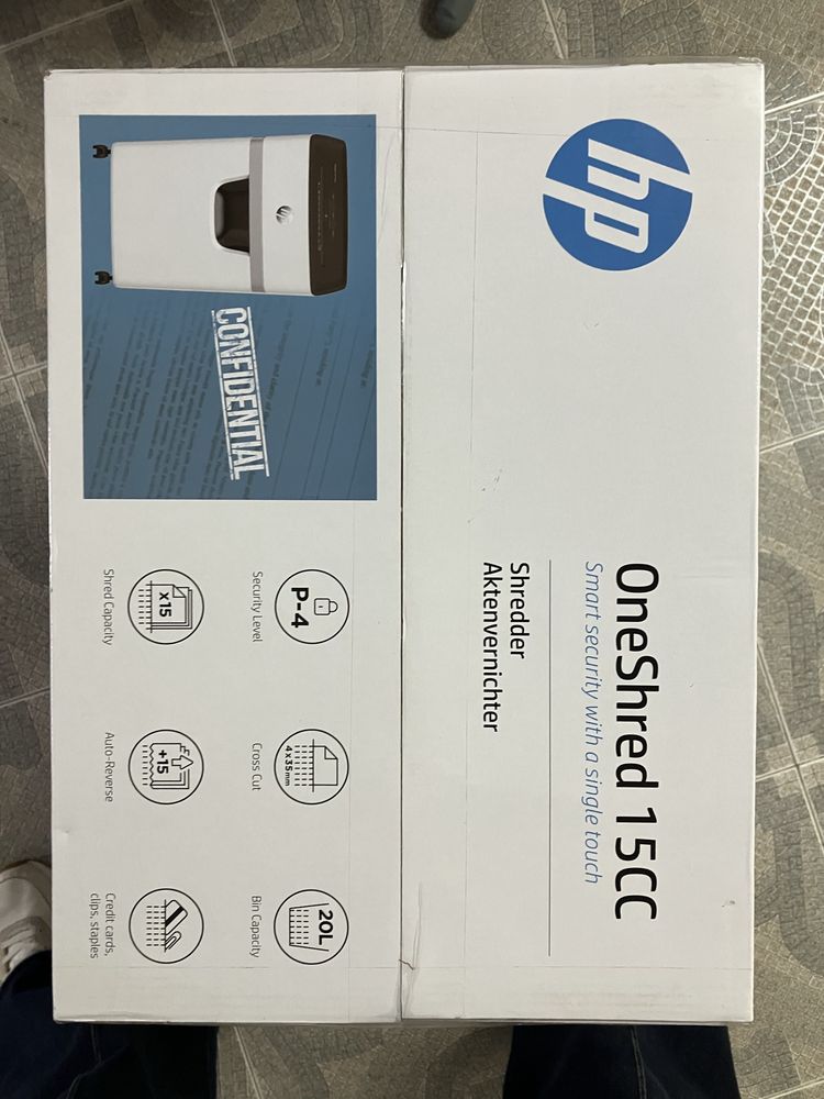 Destruidor de papel HP OneShred