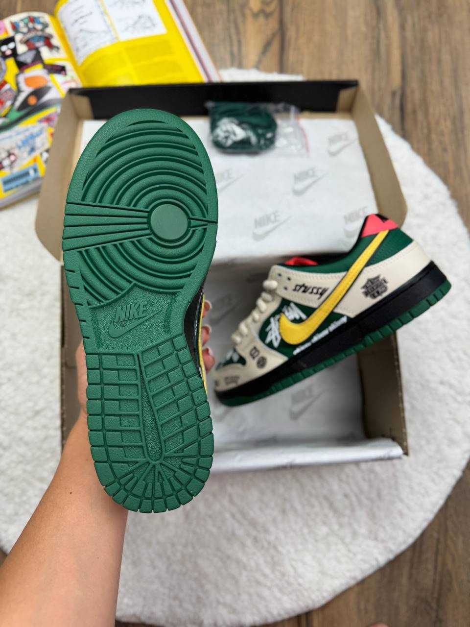 Мужские кроссовки Nike SB Dunk Low x Stussy "BMW M3" 40-46