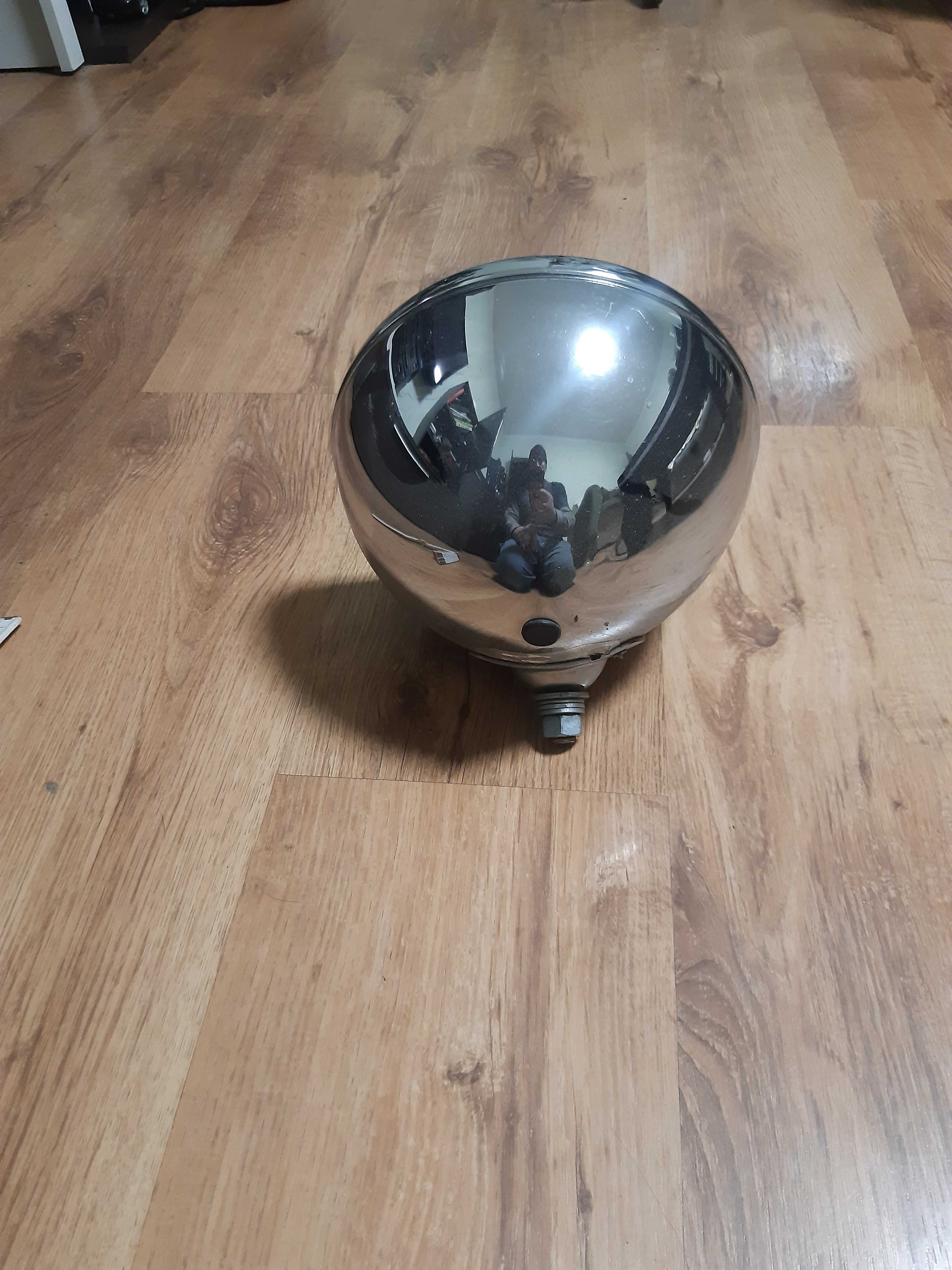 Lampa chrom , klosz