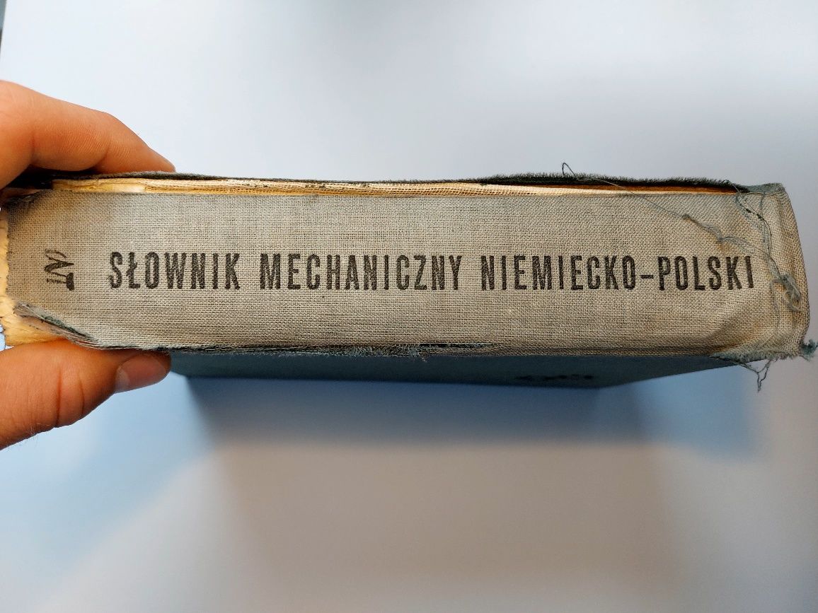 Książka Słownik Mechaniczny Niemiecko-Polski Zbigniew Koch Vintage