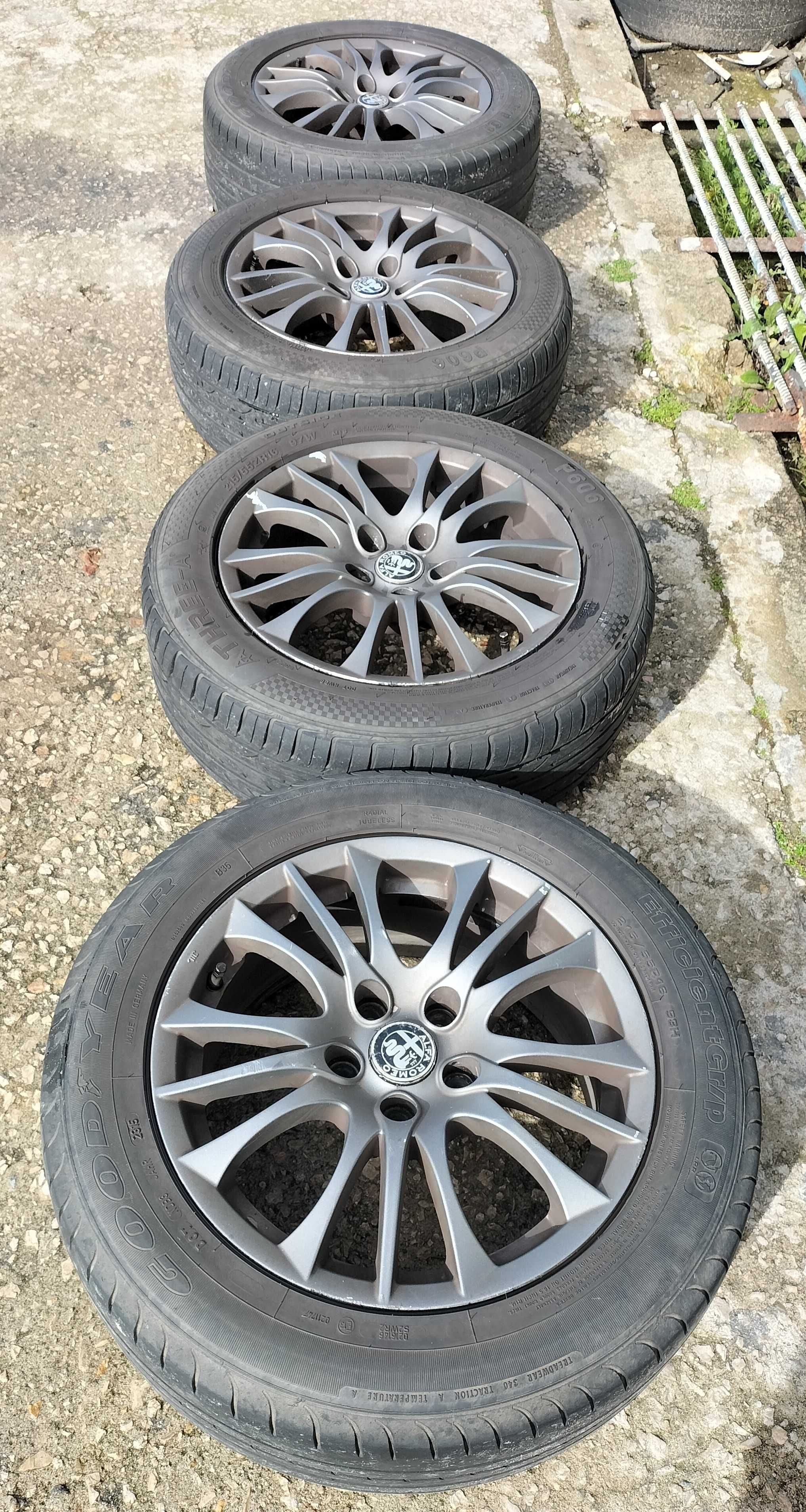 Jantes Alfa-Romeo 159 16" 5x110 c/ pneus 215/55/16