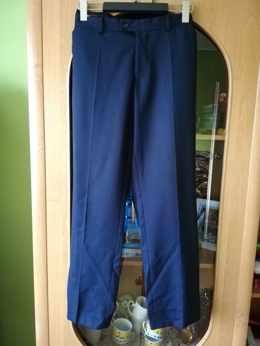 Granatowy garnitur L XL