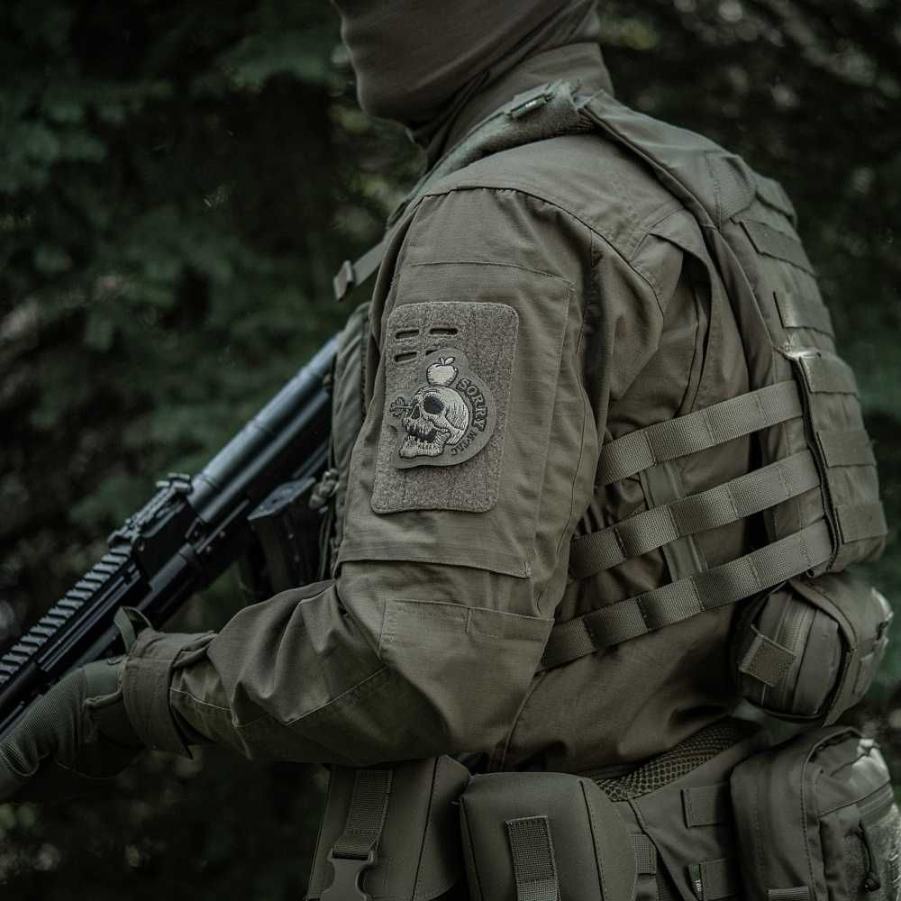 Naszywka na rzep SORRY (Haftowana)