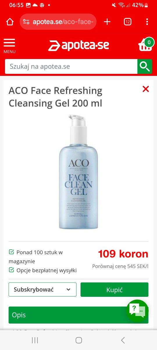 ACO kosmetyki apteczne