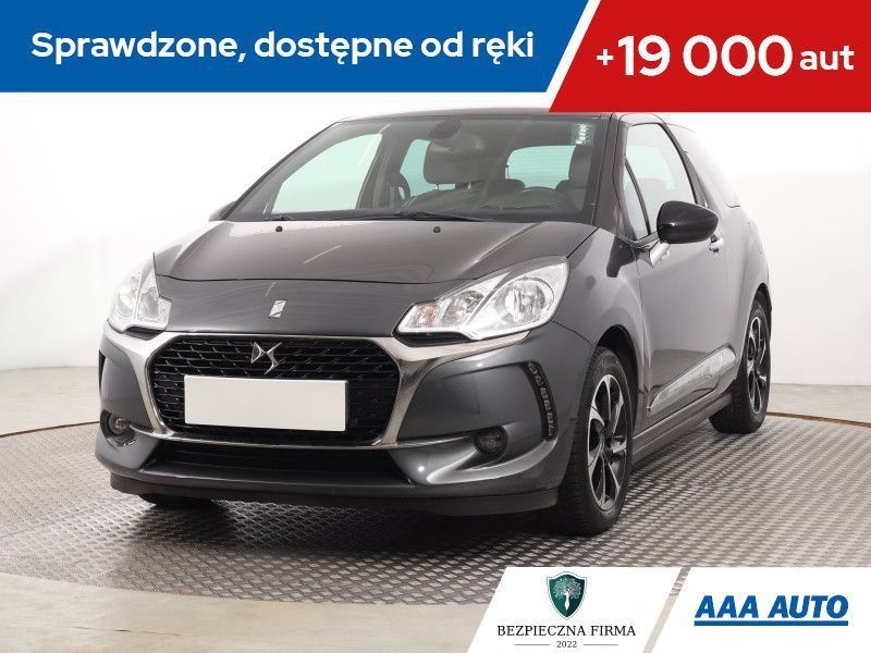 DS Automobiles DS 3 1.2 PureTech, Salon Polska, Serwis ASO, Skóra, Navi, Klimatronic,