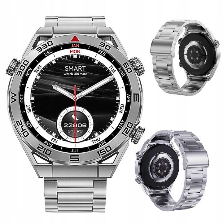 Smartwatch Męski Dt Ultramate Menu Polke 360x360 Wodoodporny Rozmowy P