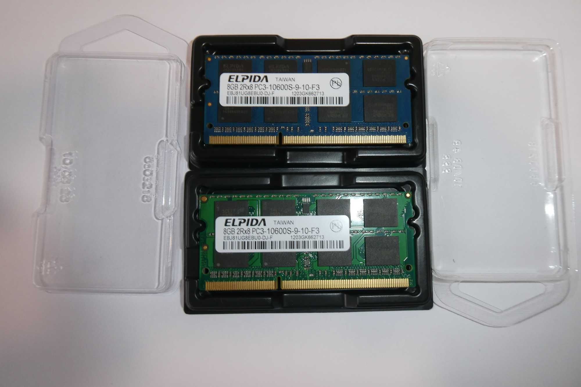 Memória ELPIDA 8GB 2R PC-3-10600S-9-10-F3