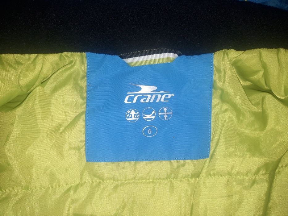 Kurtka narciarska Crane dla chłopca, rozm.110/116