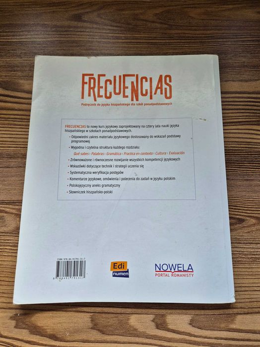 Książka do hiszpańskiego Frecuencias A1.1