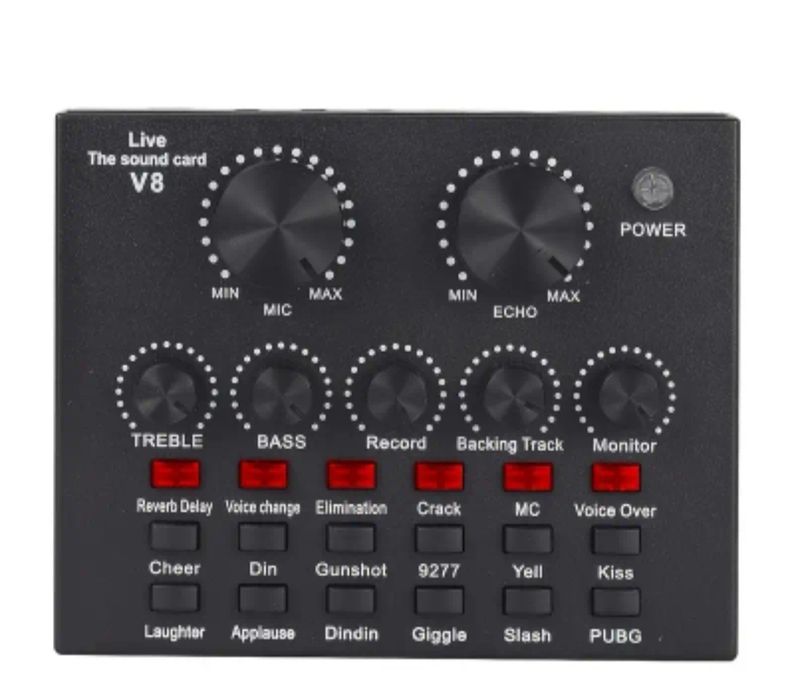 Зовнішня звукова аудіо карта V8