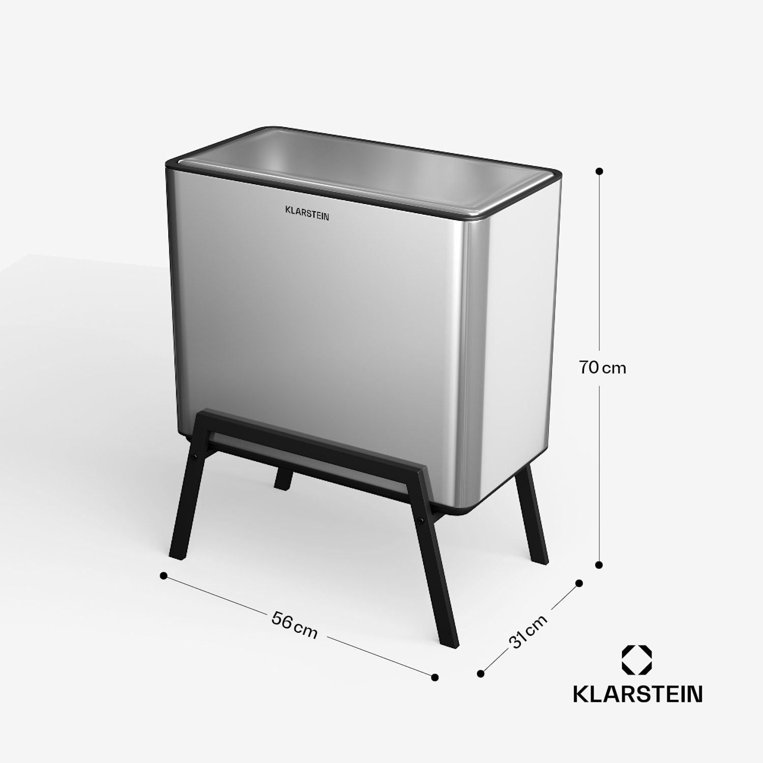 Yuma, kosz na odpady, 40 l, pojemnik na odpady bio