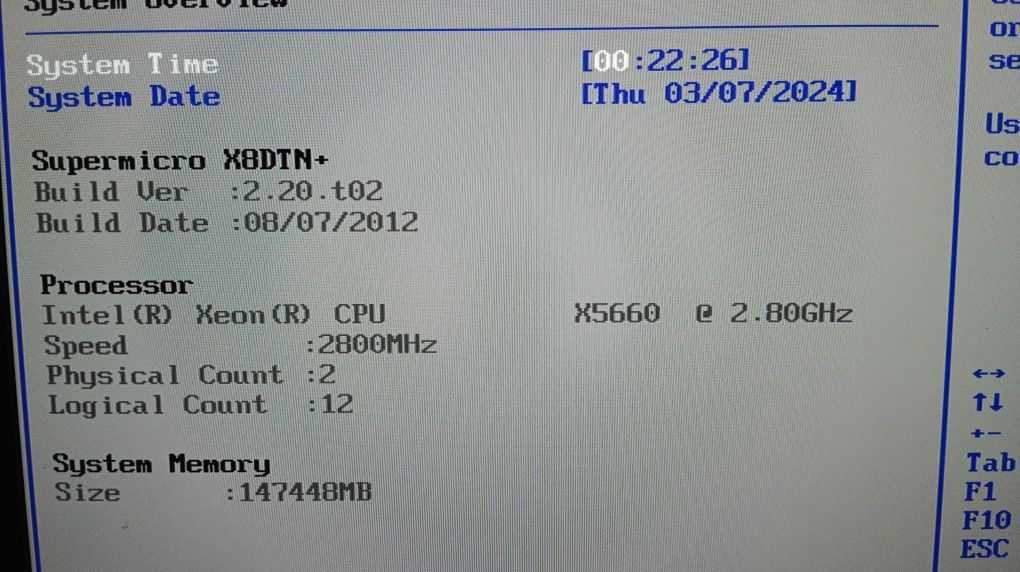 Сервер Supermicro CSE-836, Intel Xeon Х5660*2 , Mem 144, 16 SAS/SATA