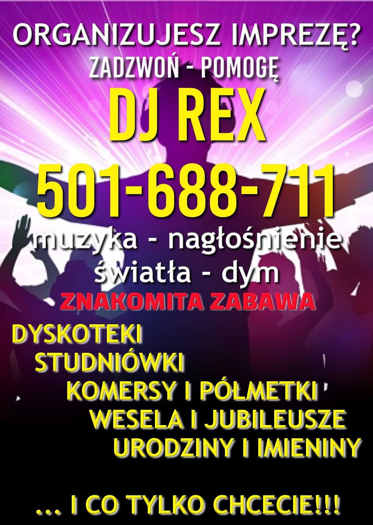 DJ - obsługa imprez (CAŁA POLSKA)