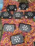 8x Stairville flood tri panel par led metalowa obudowa l4me adj flash