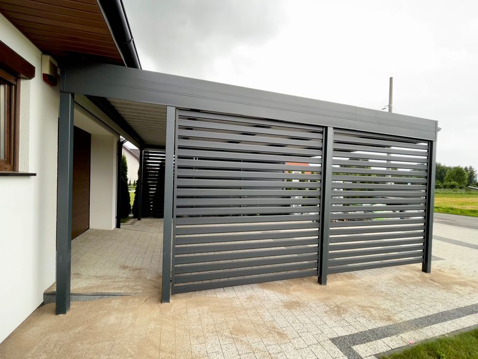 Wiata 6x6 - wiata samochodowa garażowa dwustanowiskowa pod wymiar