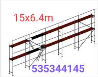 Rusztowanie plettac 100m2 15x6.4 nowe z certyfikatem