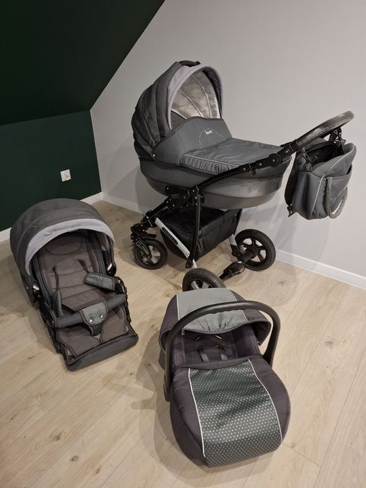 Wózek 3w1 camarelo, gondola, spacerówka, nosidło