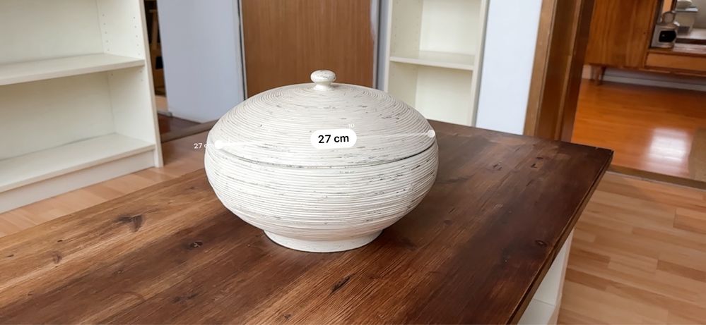 Pote de arrumação