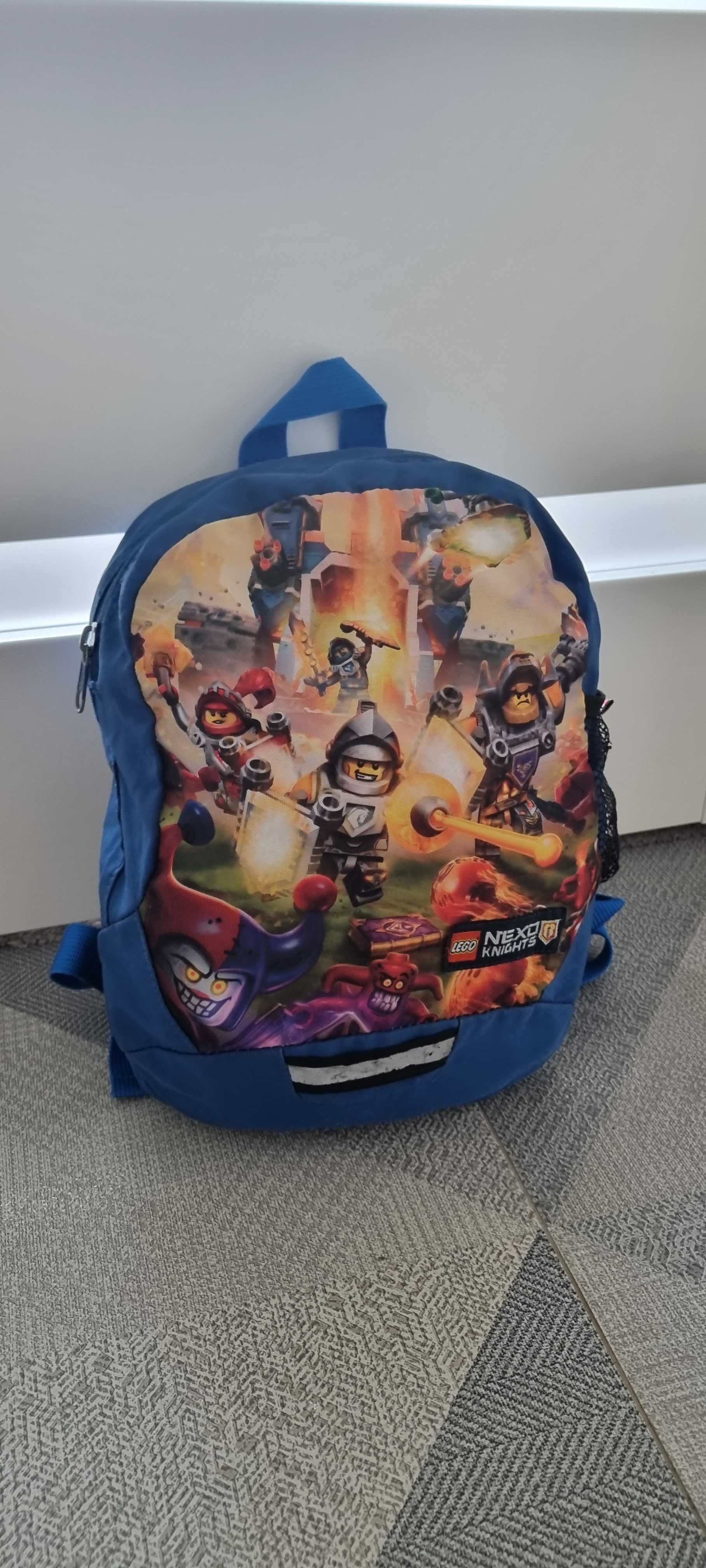Plecak Lego Nexo Knights niebieski - świetny w podróży i w przedszkolu