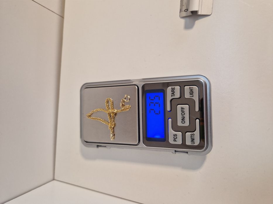 Złota bransoletka Lisi ogon Długość 19cm